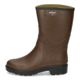 エーグル レインブーツ メンズ 防滑 防水 シューズ ビソン2 ラバーブーツ AIGLE ZZH3650 BISON 2 マロン ブラウン 長靴 ハーフ丈