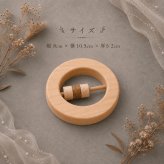 国産ヒノキのラトル｜選べる2種類・丸型＆四角型｜木製ベビーラトル｜赤ちゃんのおもちゃ・出産祝い