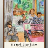 日本製 アンリ マティス マチス A3 サイズ ポスター アート おしゃれ 絵画 インテリア 北欧 イラスト マット紙 艶消し アートパネル 額 フレーム デザイン 壁掛け ギフト 新築祝い ディスプレイ  速達 送料無料
