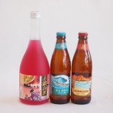 鍛高譚とクラフトビール3本セット(合同酒精赤鍛高譚20度(北海道) コナビールビッグウェーブ ゴールデンエール(アメリカ) コナビールロングボード アイランドラガー(アメリカ)) 720ml×1本 330ml×2本