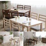 ダイニング家具 ダイニング5点セット テーブル＋チェア4脚 | ダイニングテーブル 食卓リビング木製テーブル 食卓テーブル リビングダイニングダイニングチェア 送料無料