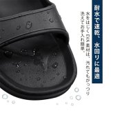 ベルトサンダル メンズ[厚底 サンダル EVA メンズ クッション 痛くない EVAサンダル 歩きやすい 疲れにくい 軽量 ダブルベルトサンダル グミサンダル 前あき 厚底スリッパ 厚底サンダル ダブルストラップサンダル オフィスサンダル]