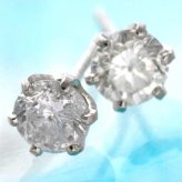 ダイヤモンドピアス 0.5ct プラチナ 一粒 スタッドピアス レディース シンプル アクセサリー ジュエリー 誕生石 結婚記念日 誕生日 クリスマス ギフト プレゼント