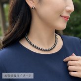 パール ネックレス レディース 貝パール 7mm 42cm 単品 小粒 ホワイト シルバーブラック ケース付き カジュアル プレゼント ギフト 誕生日プレゼント 誕生日 おしゃれ 上品 大人 普段使い お呼ばれ 二次会 パーティー 結婚式 真珠 40代 50代 60代 母 妻 祖母 彼女 女性 冠婚葬祭 フォーマル 入学式 卒業式 卒園式 七五三 お宮参り 葬式 クリスマス
