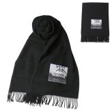ヴィヴィアンウエストウッド VIVIENNE WESTWOOD マフラー NURIA STOLE 8103013J-W010X-N401-BLACK ユニセックス BLACK ブラック