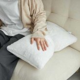 クッションカバー クッション 約45×45cm フェイクファー フェイクラビットファー 洗える あったか カバー 無地 シンプル 起毛 ピロー 正方形 秋 冬 リビング 寝室 フェイク ムートン ボア ファー アジアン 韓国 シャビーシック 北欧