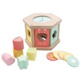 【名入れ】木の積み木 はじめてのつみき もぐもぐボックス 知育玩具 知育 積み木 つみき 子ども 木製 ウッディプッディ おもちゃ パズル 型はめ かたはめ ポットン落とし 天然木 木のおもちゃ 星座 0歳 1歳 10か月 プレゼント