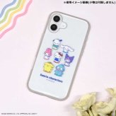 iPhone16 Plus ケース サンリオ IIIIfit Clear ミックス 耐衝撃 スマホケース ハイブリッド カバー かわいい キャラクター グッズ 衝撃吸収 ストラップホール付き アイフォン16プラス サンリオ正規ライセンス品