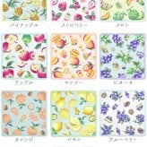 日本製 シェニール織 タオルハンカチ フルーツスイーツ柄 くだもの アーンジョー Enjeau ギフトラッピング対応可 ※ネコポス便発送