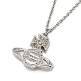 ヴィヴィアンウエストウッド VIVIENNE WESTWOOD ネックレス 630203E2-02P476 CASSIE BAS RELIEF PENDANT ペンダント プラチナム シルバー