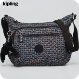 キプリング ショルダーバッグ レディース ブランド Kipling ギャビー S ロゴ ワンポイント 総柄 KI3759-7FP Geo Feather