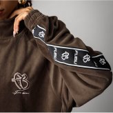  FUBU フブ ベロア トラックジャケット メンズ フルジップ ダブルジップ ブルゾン スポーティ ライトアウター ストリート ヒップホップ オーバーサイズ 秋冬 M L XL XXL 大きいサイズ レディース 黒 fam-62709 2026FW