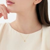 【無料ラッピング】  ヨンドシー 4℃ K18イエローゴールド ネックレス 一粒 ダイヤモンド ブランド 正規品 新品 ギフト プレゼント 人気 おすすめ 誕生日 記念日 クリスマス 送料無料