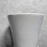 植木鉢 おしゃれ 大型 陶器 13号 受け皿付き セット KONTON コントン WYモダン マット釉 白 ホワイト L 直径40cm 底穴あり 室内 観葉植物 丸型 ラウンド 広口 モダン ナチュラル インテリア リビング オフィス 店舗 ホテル 半磁器 セラミック 焼き物 フロアポット WY-15MW13P