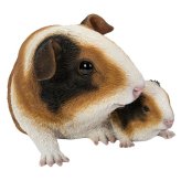置物 モルモット モルモットの親子 幅18.5cm woobia ウービア リアル かわいい おしゃれ 玄関 インテリア オブジェ ガーデン 親子 動物 アニマル 癒し 棚 北欧 プレゼント ギフト 新築祝い 個性的