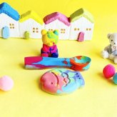 クレヨンでおままごと 飾れちゃう クレヨンセット 女の子 プレゼント クレヨン 誕生日 プレゼント プチギフト ギフト おままごと 知育玩具 たくさんの色 こども