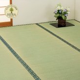 日本製 双目織い草上敷 ヒバエッセンス加工 本間1畳