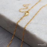 馬蹄クロスネックレス ハワイアンネックレス ペンダントネックレス ゴールドネックレス スクリューチェーン 細身 小ぶり キラキラ ラグジュアリー 高級感 ショート 男女兼用 レディース 女性