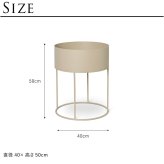 ferm LIVING ファームリビング プラントボックス ラウンド プランター 北欧小物入れ 収納 北欧雑貨 インテリア 雑貨　おしゃれ 収納 キッチン 植木鉢 鉢 スタンド 正規輸入品