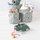 Done by Deer ワニさんのプルトイ ソーティングボックス クロコ つみき 型はめパズル ベビー用知育玩具 ギフト プレゼント 出産祝い
