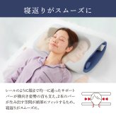 お医者さんの中空まくら 枕 まくら 中空構造 サポートバー2本 調節可能 ウレタンフォーム 低反発フィット 寝返り 横向き うつ伏せ 洗える カバー 58×35cm アルファックス