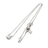 スワロフスキー swarovski ネックレス Stilla Attract スクエア・カット 5701903 スティラ アトラクト ペンダント アクセサリー レディース シルバー 海外正規品