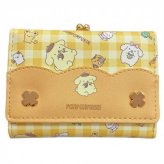ポムポムプリン 口金財布 がま口 財布 レディース サンリオ 30周年記念デザイン キャラクター グッズ 小物入れ ミニ財布 折りたたみ ウォレット プレゼント ギフト サンリオ正規ライセンス品