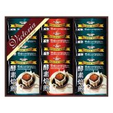 ビクトリア珈琲 酵素焙煎ドリップコーヒー ギフトセット 2種 計12点入 コーヒー 個包装 ドリップバッグ お湯を注ぐだけ【北海道・沖縄県・離島 配送不可】