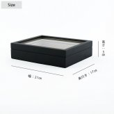 shesay シセイ リネン生地のコレクションケース レクタングル