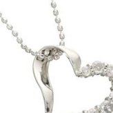K18WG 0.3ct ハート ダイヤモンド ペンダント ネックレス 18金 ホワイトゴールド 天然石 宝石 ジュエリー アクセサリー レディース ギフト プレゼント 記念日 誕生日