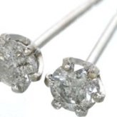 ダイヤモンドピアス プラチナ Pt900 一粒ピアス 計0.2ct シンプル レディース アクセサリー ジュエリー 誕生石 ギフト プレゼント 記念日 贈り物