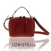 バッグ 本革 レディース ハンドバッグ 小さめ 軽量 きれいめ ミニバッグ ブランド LORISTELLA ロリステッラ イタリア 2way ショルダー 斜めがけ ポシェット レザー ショルダーバッグ 肩掛け レザー 牛革 ギフト プレゼント 卒業式 入学式 4FB (07000405r)