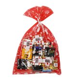 (全国送料無料)【6袋】お菓子 詰め合わせ クリスマス袋 チロルチョコ（バラエティ・ミルクヌガー）20粒 袋詰め メール便 (omtmb9380z)