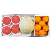 送料無料 お歳暮  九州産 マスクメロン＆長野県産 サンふじ4玉＆和歌山県産 有田みかんセット   ※11/2以降の出荷予定となります。北海道・沖縄・離島は配達不可 全国送料無料 御歳暮 早割 お歳暮2026 御挨拶 お取り寄せ グルメ スイーツ