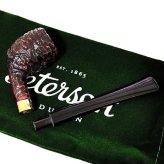 パイプ 喫煙具 ピーターソン ジュニア ベルジック フィッシュテール ラスティック パイプ本体 PETERSON ブラウン ブラック 高級 かっこいい おしゃれ メンズ プレゼント ギフト