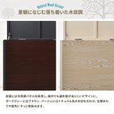 屋外ゴミ収納庫 Lucre Mサイズ ONGS0396 ゴミボックス 宅配ボックス 屋外ストレージ 幅82cm 奥行47.5cm 高さ61.5cm ガーデン収納 シンプルスタイル モダン 角型 スチール 木目調
