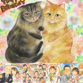 誕生日のお祝いに、プレゼントにぴったりの似顔絵です。 ペット 似顔絵 プレゼント ギフト 名入れ 手描き 贈り物 誕生日 サプライズ 記念 記念日 犬 猫 いぬ ねこ 下書き確認 名入れ 修正無料 かわいい 親孝行 似てる 一生もの 愛犬 愛猫 動物 宝物 初任給 キレイ メモリアル ハロウィン 長寿祝い イラスト バレンタインデー ブライダルギフト 感動 喜寿祝い 披露宴 闘病中の方への励まし