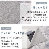 夏ラグ 夏用カーペット ラグ ラグマット ペルシャ風 洗える おしゃれ かわいい 北欧 カーペット 長方形 正方形 ペルシャ 絨毯 柄 デザイン 滑り止め付き ホットカーペット対応 オールシーズン 冬用 冬ラグ ヴィンテージ風プリントラグ1畳 2畳 3畳