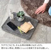 ガーデン エクステリア 天然素材調のマルチトレー（キャスター付） 丸型30cm/角型40cm TR-CS スタンド ベース プランター 植物 フラワー 家電 空気清浄機 台車 台 花台 キャリー 木目 大理石調 植木鉢 鉢置き おしゃれ インテリア 室内