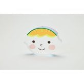 アクリルkittoko【C】(yellow × blue × pink) ファーストヘア ファーストカット 出産祝い お誕生日 ギフト プレゼント