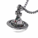 Vivienne Westwood ヴィヴィアン ウエストウッド ネックレス 63020098-02S001 CN NEW PETITE ORB PENDANT ニュー プチ オーブ ペンダント ガンメタル系