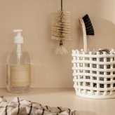 ferm LIVING ファームリビング セラミック バスケット スモール 直径16cm 北欧雑貨 インテリア カゴ おしゃれ 小物入れ デンマーク 収納 陶器 ポットカバー 鉢カバー インテリア雑貨 北欧雑貨 キッチン 玄関 リビング