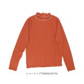 mitis Tシャツ ミティス 通販 配色メローロンT カットソー プルオーバー レディース プチハイネックTシャツ 夏 春夏 春秋 長袖 シンプル カジュアル メロートップス おしゃれ 女性 大人 オシャレ かわいい トップス レディースファッション