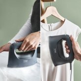 【直送】ティファール T-fal スチームラフレ チャコールグレー [26-0340-066] DV8075J0 衣類スチーマー 2WAYスチーム アイロン ハンディプレス 軽量 コンパクト ギフト