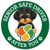 カーサイン 高齢者マーク SENIOR SAFE DRIVER ヨープー マグネット 強力 直径13cm 肉球 日本製 車 ステッカー