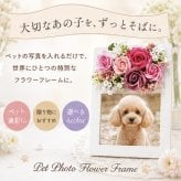 ペット メモリアルフォトフレーム 写真入り フラワーギフト 犬 猫 愛犬 愛猫 うちの子 誕生日 プレゼント 記念日 お祝い 贈り物 ギフト ペットロス 思い出 写真立て 花飾り フラワーアレンジメント 写真入れ替え ペットメモリアル 犬好き 猫好き 家族 大切な家族 記念品 インテリア 母の日 父の日 敬老の日 クリスマス 供養 感謝 オーダーメイド ペット写真 愛犬グッズ 愛猫グッズ