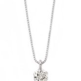 ダイヤモンド ネックレス 一粒 プラチナ Pt900 0.1ct 6本爪 シンプル ペンダント レディース アクセサリー ジュエリー 鑑定カード付き ギフト プレゼント 誕生日 記念日
