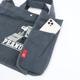 スヌーピー 2wayスクエアトートバッグ (ブラック)  ルートート ROOTOTE SNOOPY 送料込み