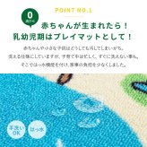 キッズラグ プレイマット はっ水 手洗いOK 道路柄 マップ柄 滑り止め付き キッズコーナーマット 学習 マット ホットカーペット 床暖房OK 誕生日 のプレゼント 【L】約200×200cm 赤ちゃん期はプレイマット 幼児期はキッズコーナーマット 敷物