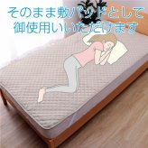 オールシーズン 快適睡眠 パッド 防水 ペット 洗える アレルプルーフ 抗菌 消臭 アレル物質吸着 洗濯機OK 四隅ゴムバンド付き ズレにくい シングル 100×200cm